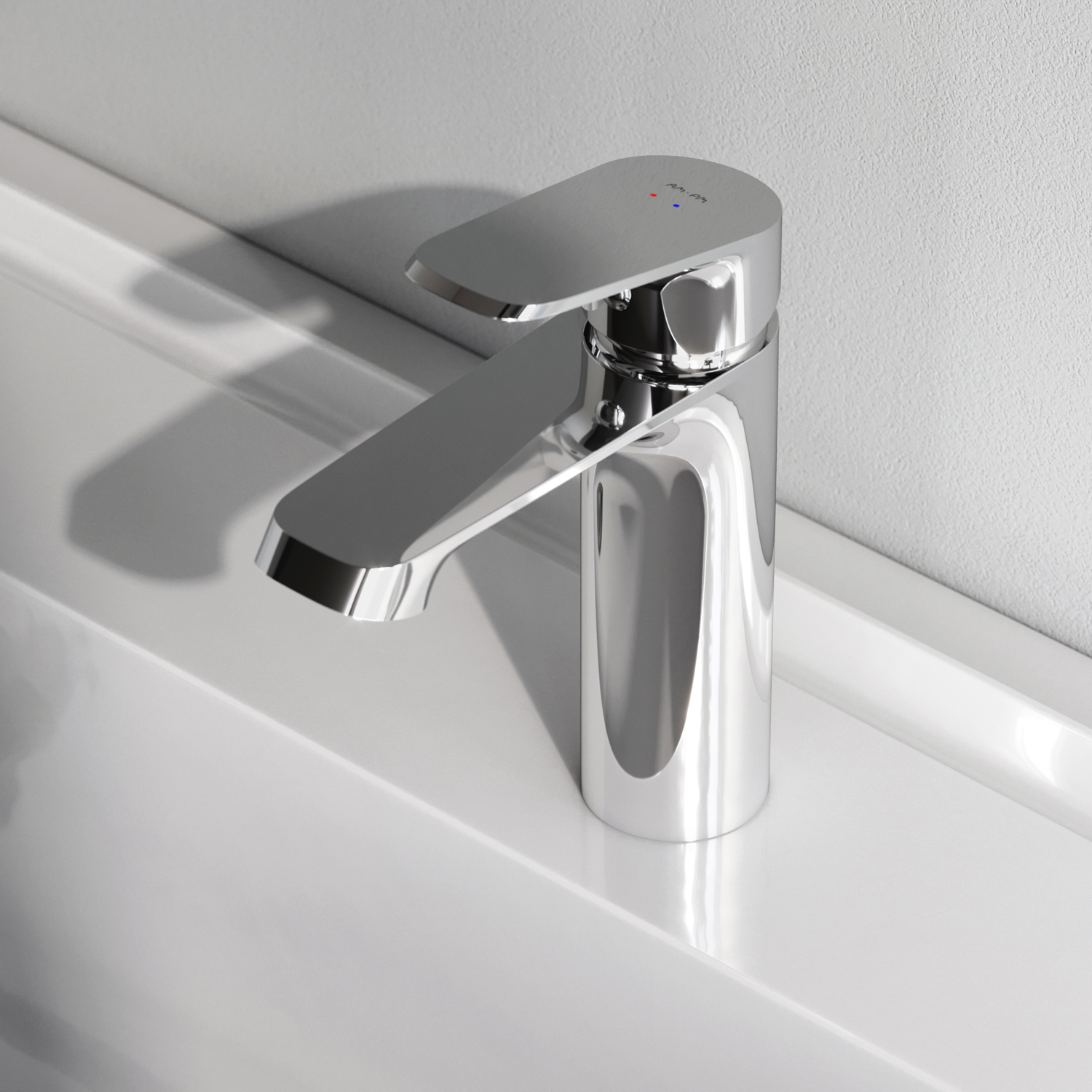 Фото товару F8F02100 Func, змішувач для умивальника, хром